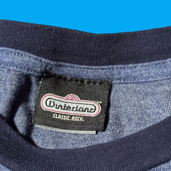 VTG Y2K Lynyrd Skynyrd Short Sleeve Ringer Graphic T Shirt Medium Winterland - Picture 5 of 9